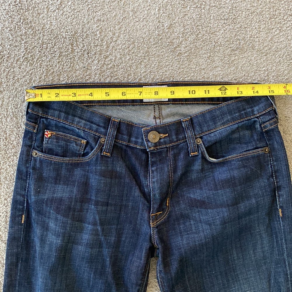 Hudson Jeans Collette Skinny HOLL Denim Dark Blue Ankle Mid-Rise Jeans - 28 - Picture 8 of 10